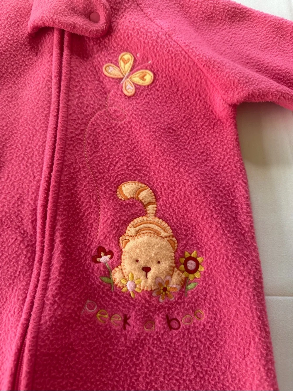 Vintage Y2K Carter’s Baby Girl Pink Sleeper & Sleep Sack Bundle